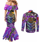 Personalised Freo AFL Celebrating 50 Years of Naidoc Couples Matching Mermaid Dress and Long Sleeve Button Shirt NAIDOC Week 2025 Aboriginal
