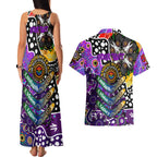 Personalised Freo AFL Celebrating 50 Years of Naidoc Couples Matching Tank Maxi Dress and Hawaiian Shirt NAIDOC Week 2025 Aboriginal