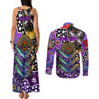 Personalised Freo AFL Celebrating 50 Years of Naidoc Couples Matching Tank Maxi Dress and Long Sleeve Button Shirt NAIDOC Week 2025 Aboriginal