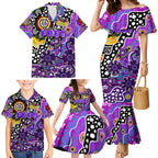 Personalised Freo AFL Celebrating 50 Years of Naidoc Family Matching Mermaid Dress and Hawaiian Shirt NAIDOC Week 2025 Aboriginal