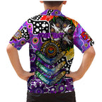 Personalised Freo AFL Celebrating 50 Years of Naidoc Family Matching Mermaid Dress and Hawaiian Shirt NAIDOC Week 2025 Aboriginal