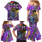 Personalised Freo AFL Celebrating 50 Years of Naidoc Family Matching Mermaid Dress and Hawaiian Shirt NAIDOC Week 2025 Aboriginal