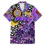 Personalised Freo AFL Celebrating 50 Years of Naidoc Family Matching Mermaid Dress and Hawaiian Shirt NAIDOC Week 2025 Aboriginal