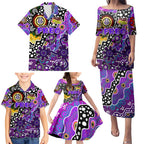Personalised Freo AFL Celebrating 50 Years of Naidoc Family Matching Puletasi and Hawaiian Shirt NAIDOC Week 2025 Aboriginal