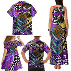 Personalised Freo AFL Celebrating 50 Years of Naidoc Family Matching Tank Maxi Dress and Hawaiian Shirt NAIDOC Week 2025 Aboriginal