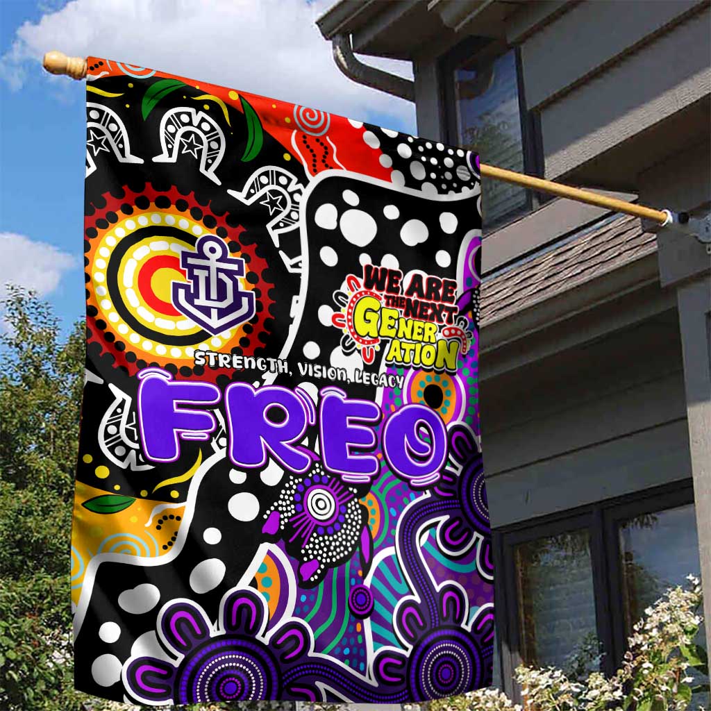 Freo AFL Celebrating 50 Years of Naidoc Garden Flag NAIDOC Week 2025 Aboriginal