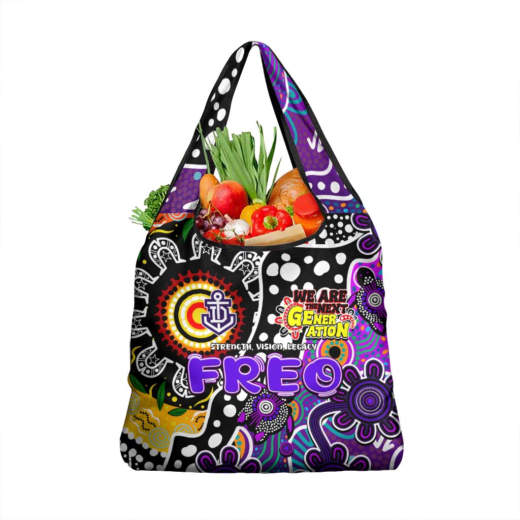 Freo AFL Celebrating 50 Years of Naidoc Grocery Bag NAIDOC Week 2025 Aboriginal