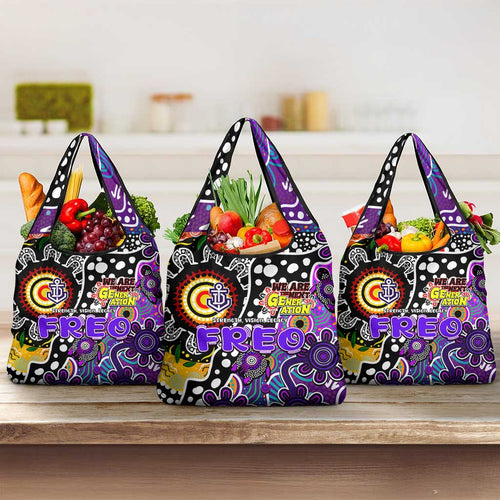 Freo AFL Celebrating 50 Years of Naidoc Grocery Bag NAIDOC Week 2025 Aboriginal