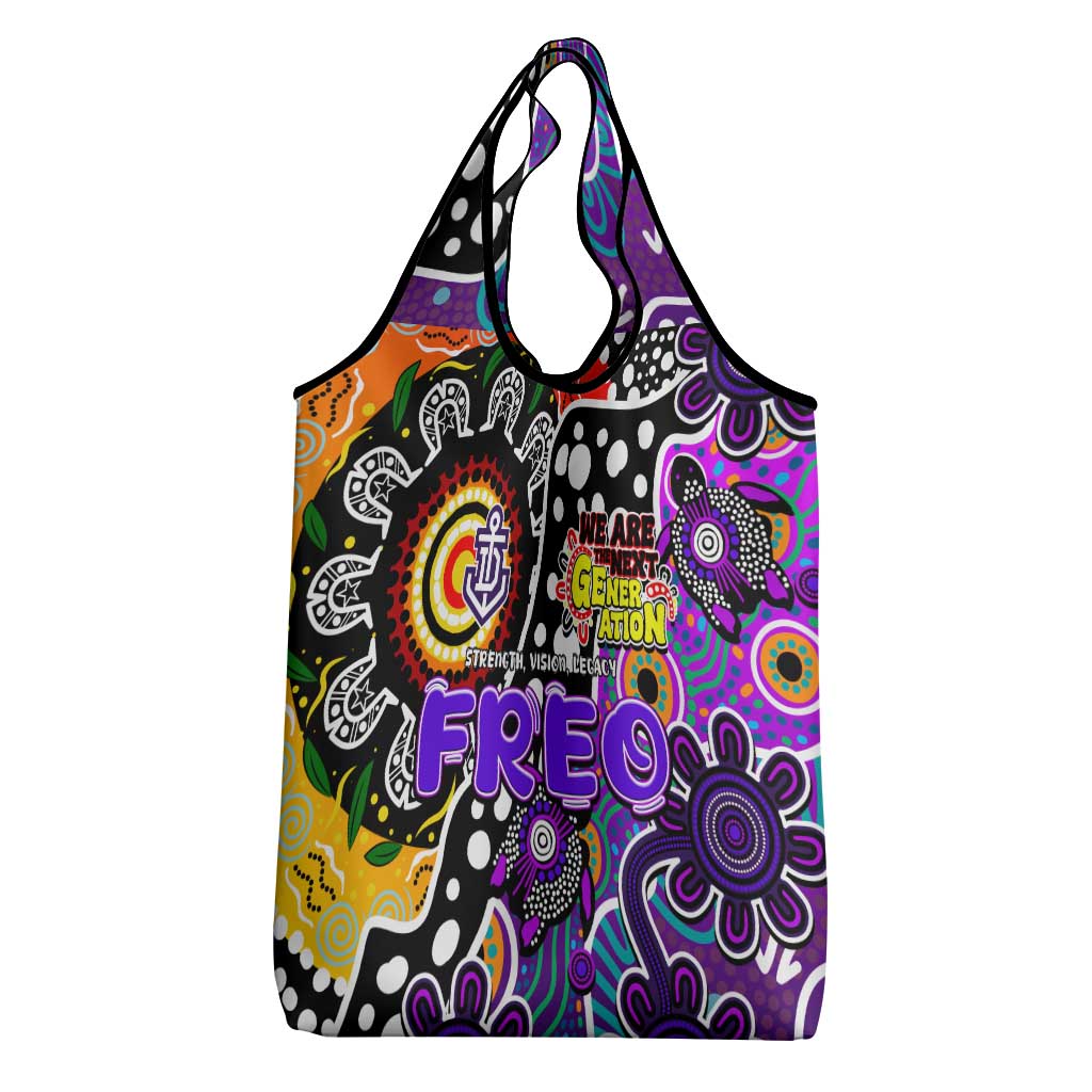 Freo AFL Celebrating 50 Years of Naidoc Grocery Bag NAIDOC Week 2025 Aboriginal