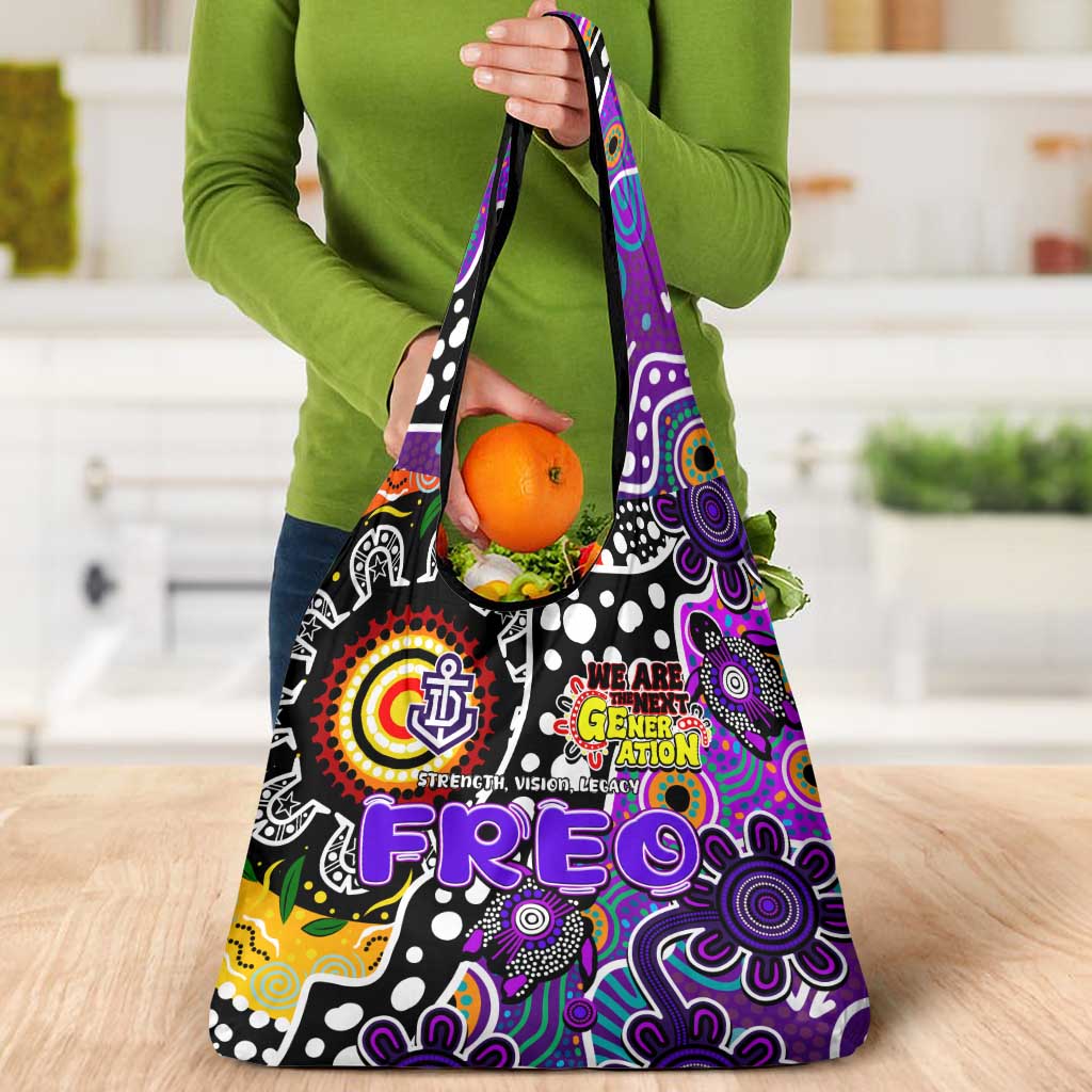 Freo AFL Celebrating 50 Years of Naidoc Grocery Bag NAIDOC Week 2025 Aboriginal
