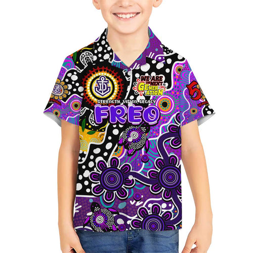 Personalised Freo AFL Celebrating 50 Years of Naidoc Hawaiian Shirt NAIDOC Week 2025 Aboriginal