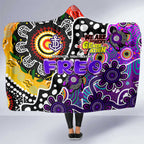 Freo AFL Celebrating 50 Years of Naidoc Hooded Blanket NAIDOC Week 2025 Aboriginal