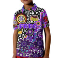 Personalised Freo AFL Celebrating 50 Years of Naidoc Kid Polo Shirt NAIDOC Week 2025 Aboriginal