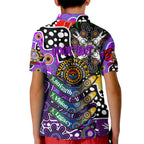 Personalised Freo AFL Celebrating 50 Years of Naidoc Kid Polo Shirt NAIDOC Week 2025 Aboriginal