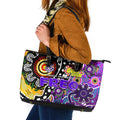 Freo AFL Celebrating 50 Years of Naidoc Leather Tote Bag NAIDOC Week 2025 Aboriginal