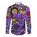 Personalised Freo AFL Celebrating 50 Years of Naidoc Long Sleeve Button Shirt NAIDOC Week 2025 Aboriginal