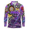 Personalised Freo AFL Celebrating 50 Years of Naidoc Long Sleeve Polo Shirt NAIDOC Week 2025 Aboriginal