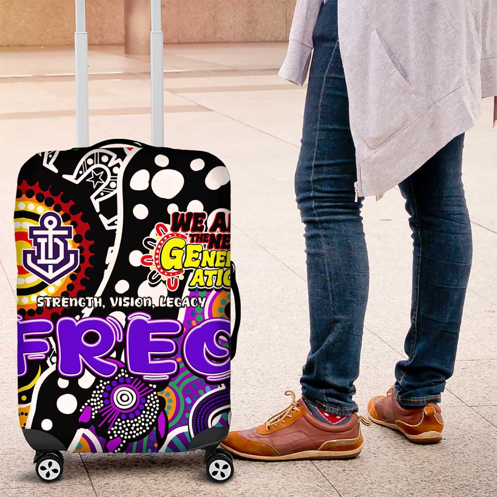 Freo AFL Celebrating 50 Years of Naidoc Luggage Cover NAIDOC Week 2025 Aboriginal