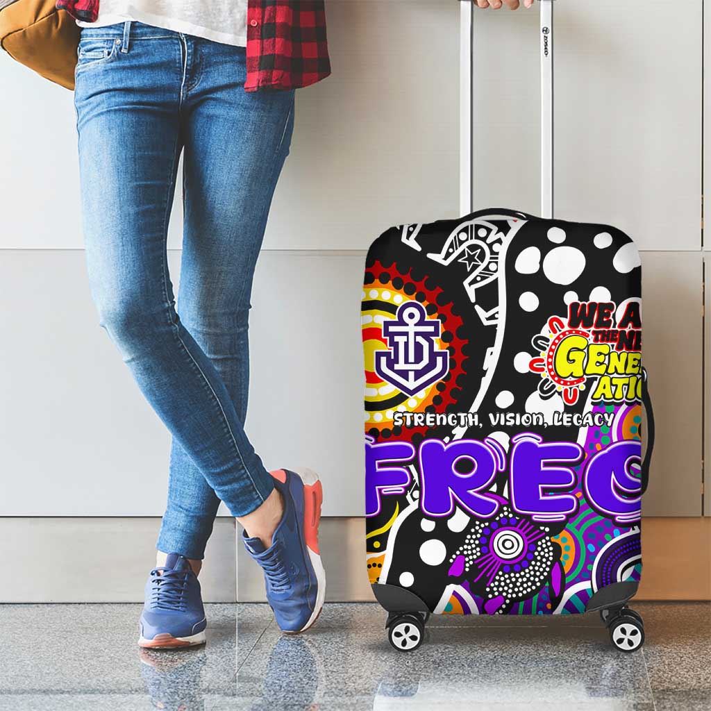 Freo AFL Celebrating 50 Years of Naidoc Luggage Cover NAIDOC Week 2025 Aboriginal
