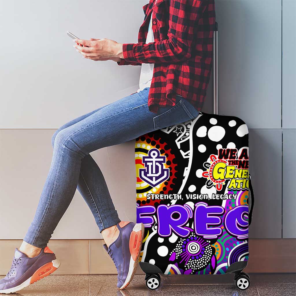 Freo AFL Celebrating 50 Years of Naidoc Luggage Cover NAIDOC Week 2025 Aboriginal