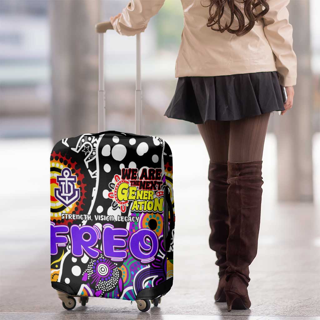 Freo AFL Celebrating 50 Years of Naidoc Luggage Cover NAIDOC Week 2025 Aboriginal