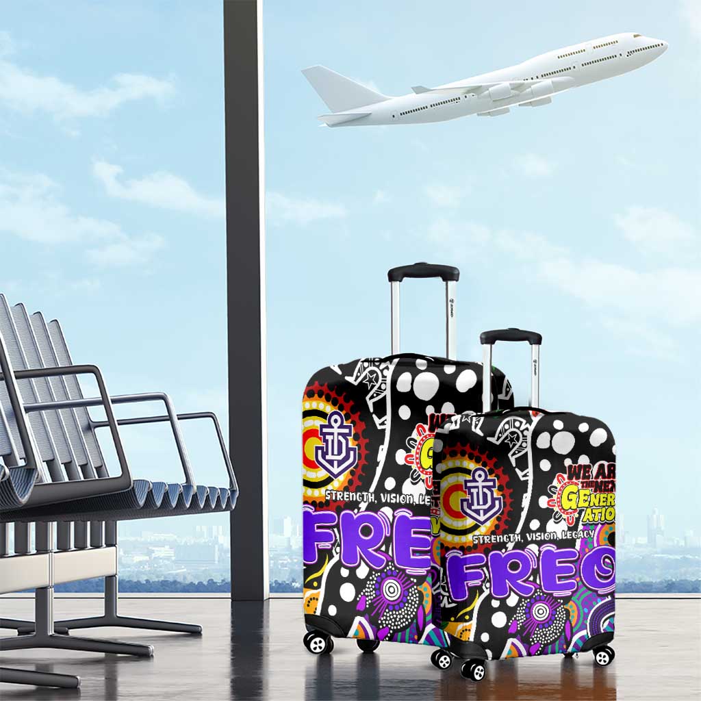 Freo AFL Celebrating 50 Years of Naidoc Luggage Cover NAIDOC Week 2025 Aboriginal