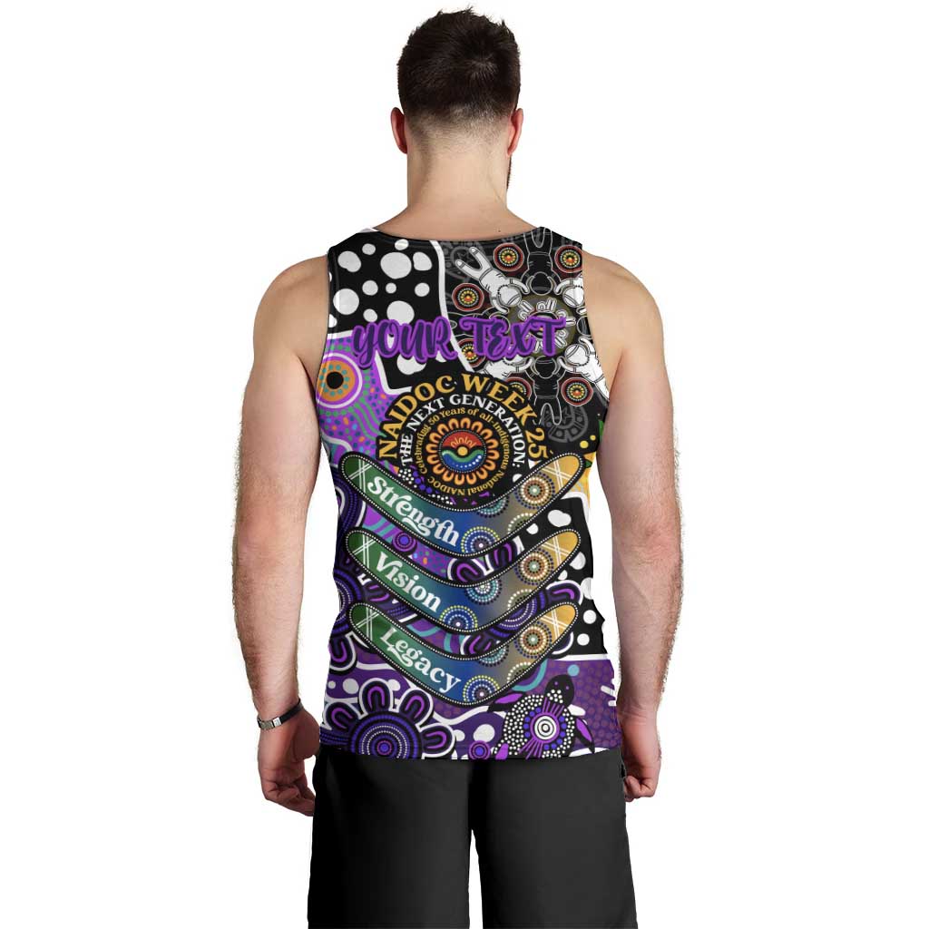 Personalised Freo AFL Celebrating 50 Years of Naidoc Men Tank Top NAIDOC Week 2025 Aboriginal