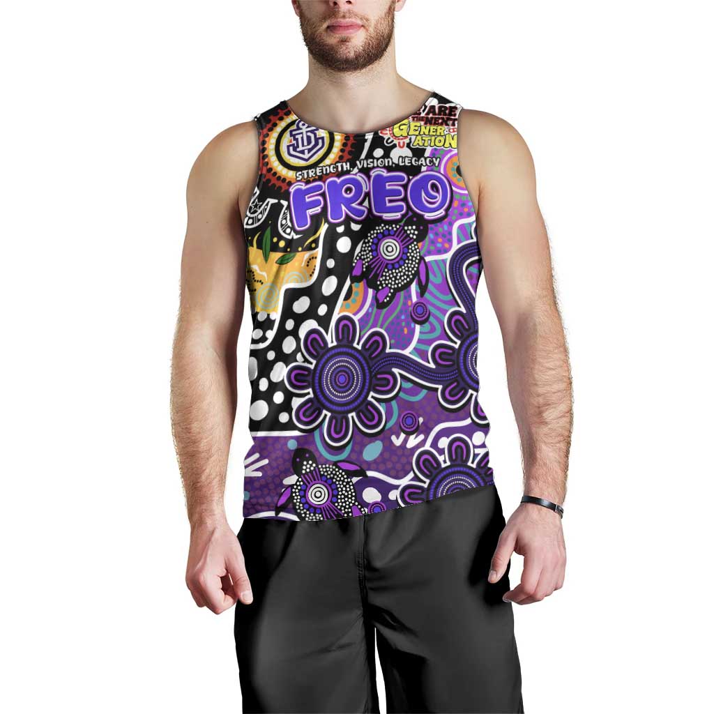 Personalised Freo AFL Celebrating 50 Years of Naidoc Men Tank Top NAIDOC Week 2025 Aboriginal