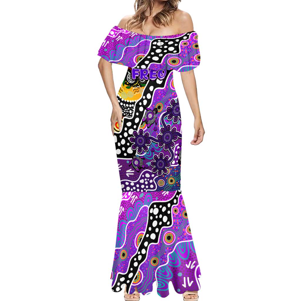 Personalised Freo AFL Celebrating 50 Years of Naidoc Mermaid Dress NAIDOC Week 2025 Aboriginal