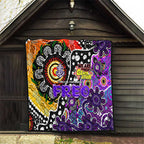 Freo AFL Celebrating 50 Years of Naidoc Quilt NAIDOC Week 2025 Aboriginal