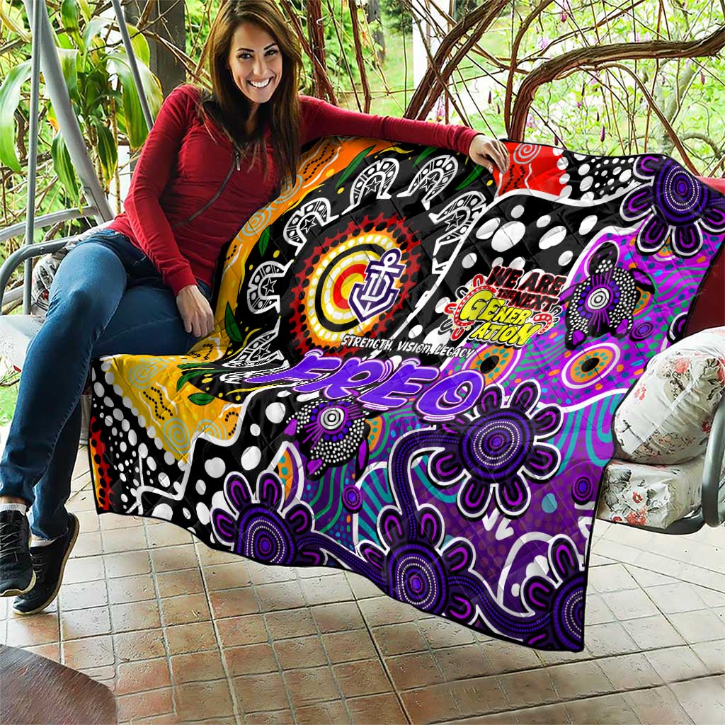 Freo AFL Celebrating 50 Years of Naidoc Quilt NAIDOC Week 2025 Aboriginal