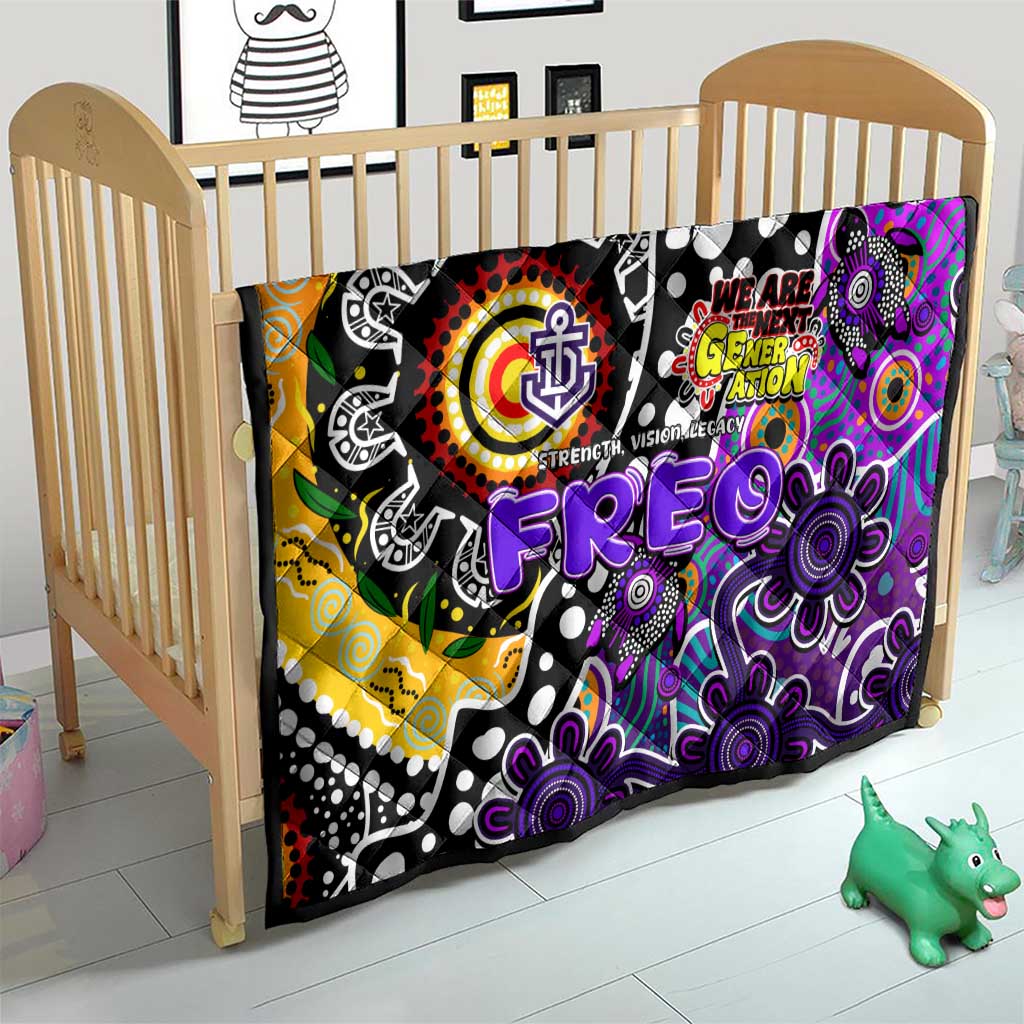 Freo AFL Celebrating 50 Years of Naidoc Quilt NAIDOC Week 2025 Aboriginal