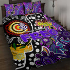 Freo AFL Celebrating 50 Years of Naidoc Quilt Bed Set NAIDOC Week 2025 Aboriginal
