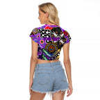 Personalised Freo AFL Celebrating 50 Years of Naidoc Raglan Cropped T Shirt NAIDOC Week 2025 Aboriginal