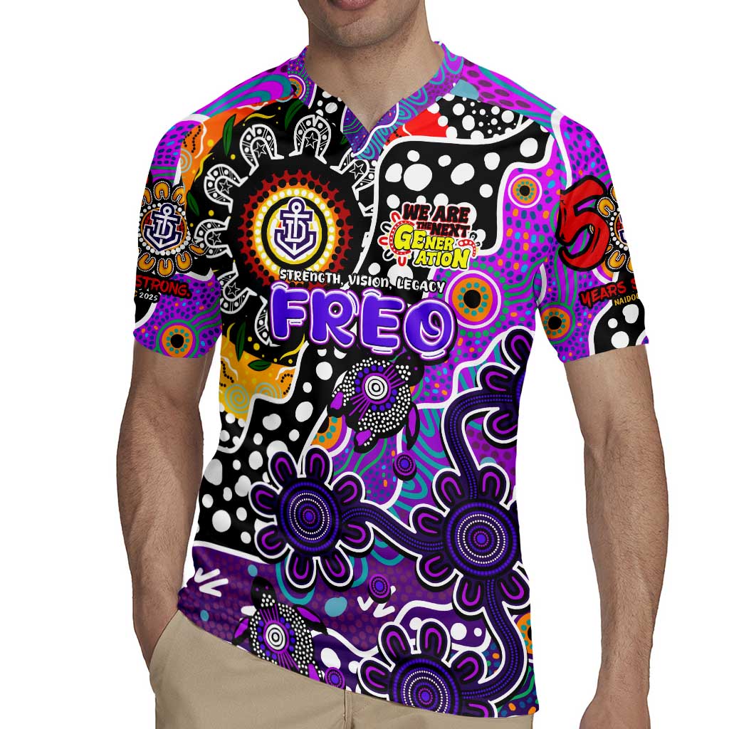Personalised Freo AFL Celebrating 50 Years of Naidoc Rugby Jersey NAIDOC Week 2025 Aboriginal