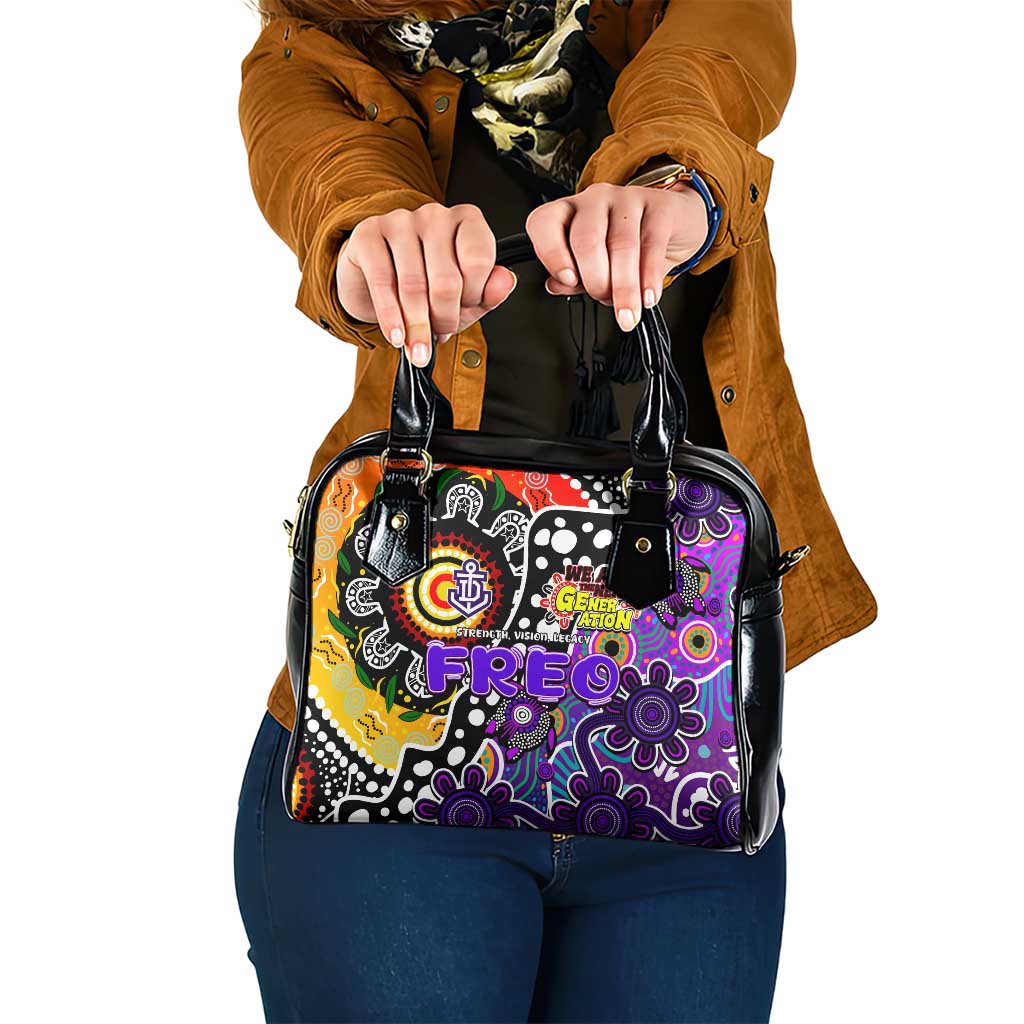 Freo AFL Celebrating 50 Years of Naidoc Shoulder Handbag NAIDOC Week 2025 Aboriginal