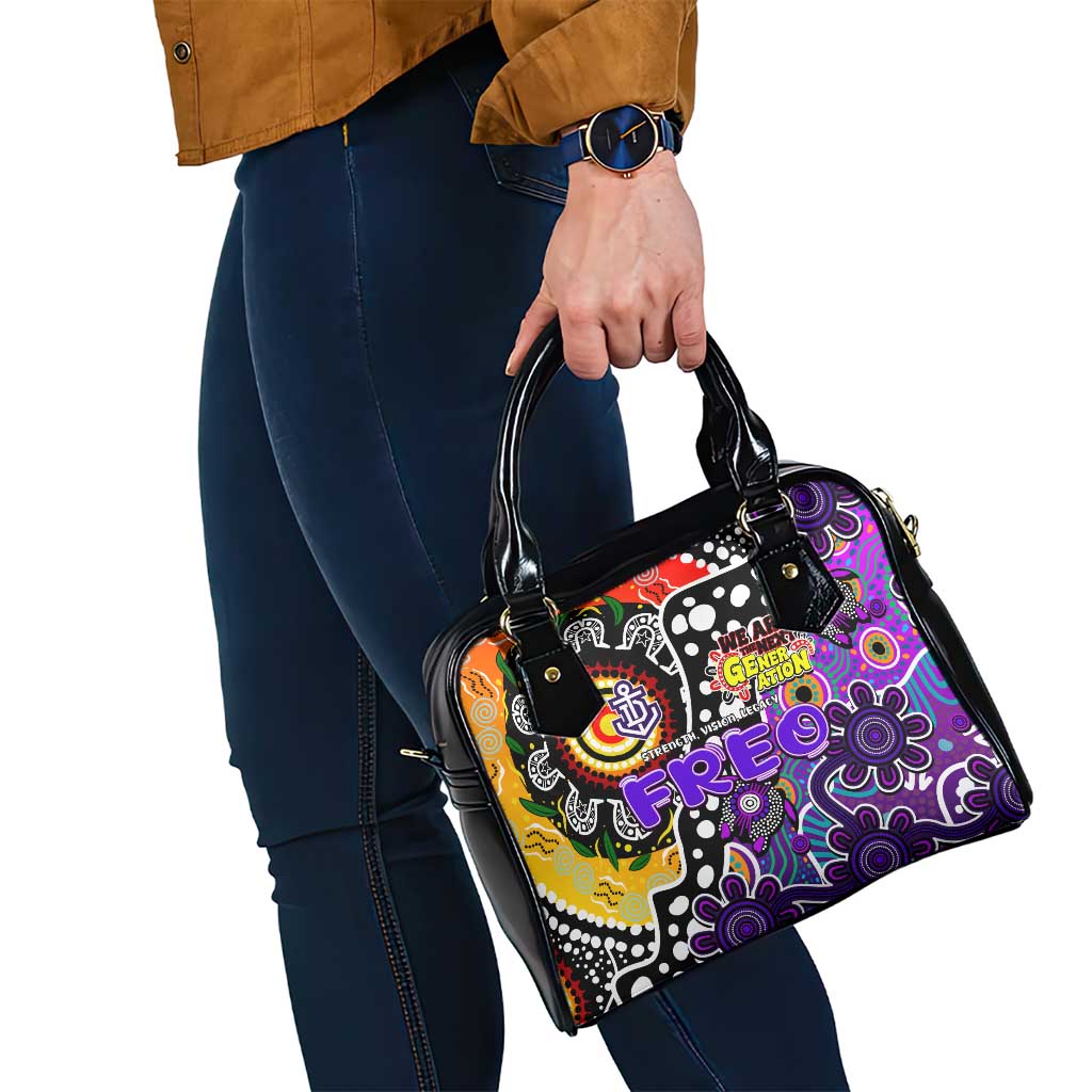Freo AFL Celebrating 50 Years of Naidoc Shoulder Handbag NAIDOC Week 2025 Aboriginal