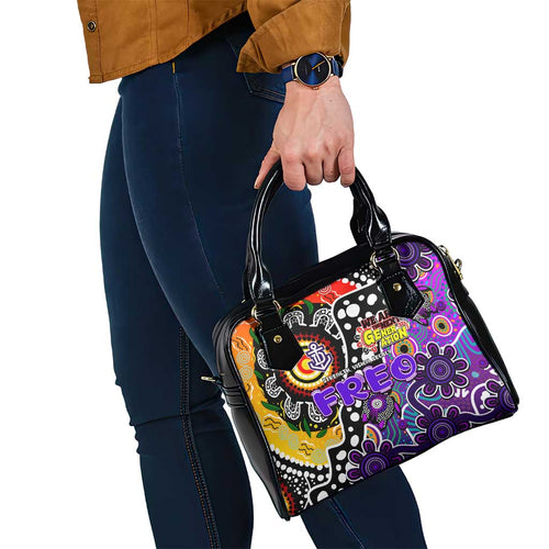 Freo AFL Celebrating 50 Years of Naidoc Shoulder Handbag NAIDOC Week 2025 Aboriginal