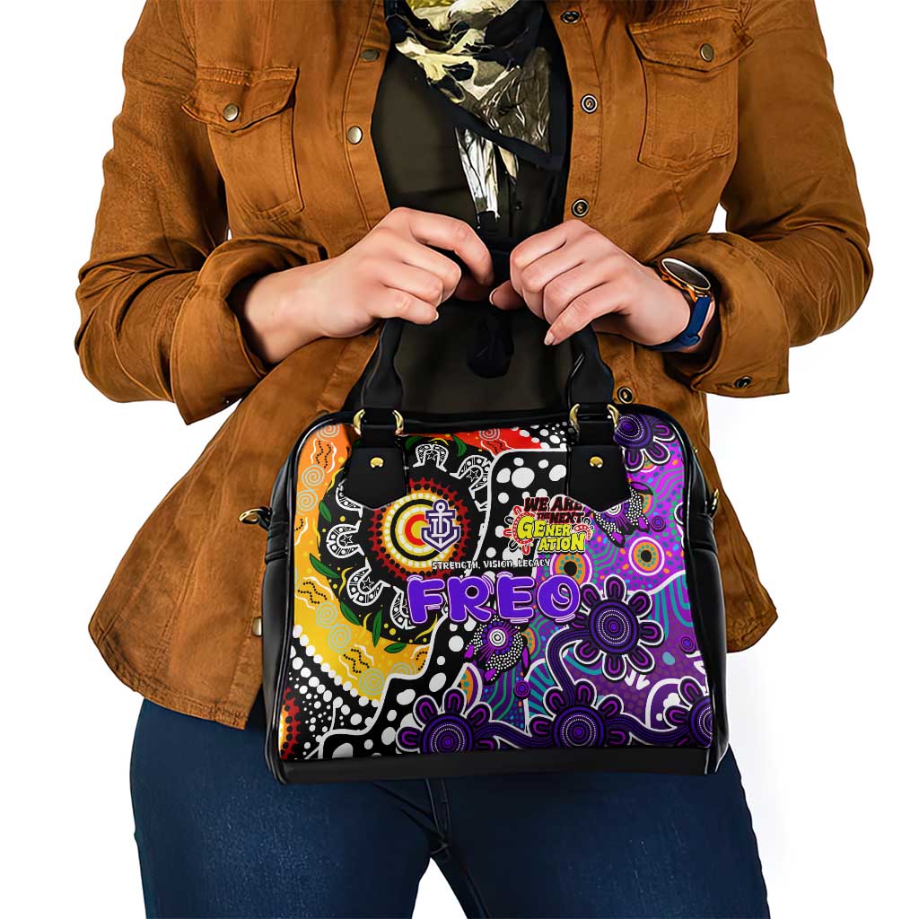 Freo AFL Celebrating 50 Years of Naidoc Shoulder Handbag NAIDOC Week 2025 Aboriginal