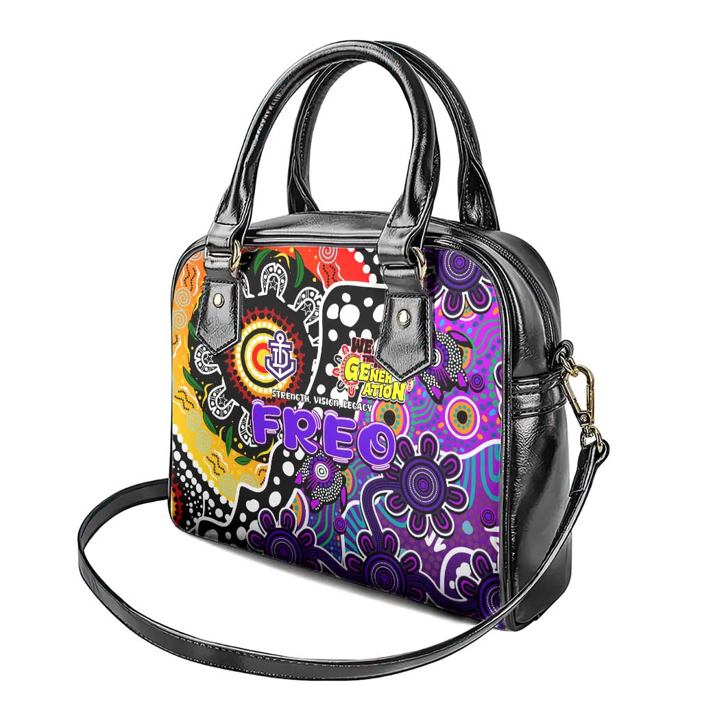 Freo AFL Celebrating 50 Years of Naidoc Shoulder Handbag NAIDOC Week 2025 Aboriginal