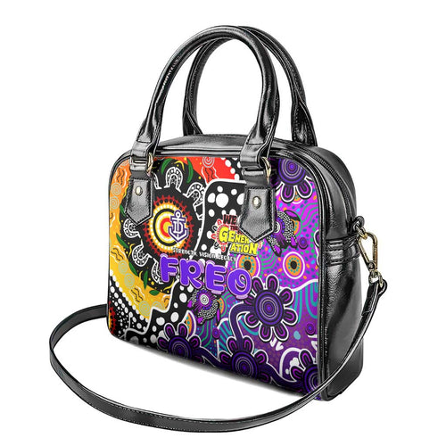 Freo AFL Celebrating 50 Years of Naidoc Shoulder Handbag NAIDOC Week 2025 Aboriginal