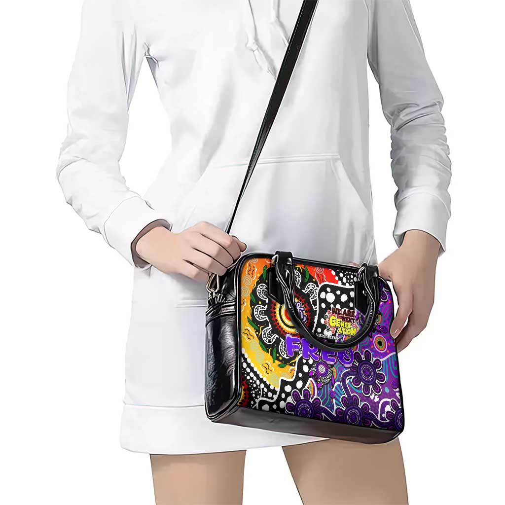 Freo AFL Celebrating 50 Years of Naidoc Shoulder Handbag NAIDOC Week 2025 Aboriginal