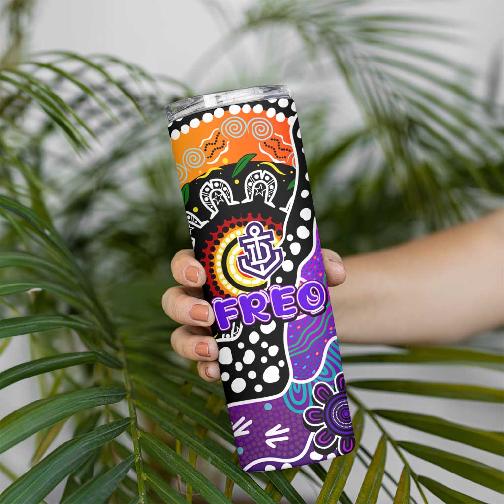Freo AFL Celebrating 50 Years of Naidoc Skinny Tumbler NAIDOC Week 2025 Aboriginal