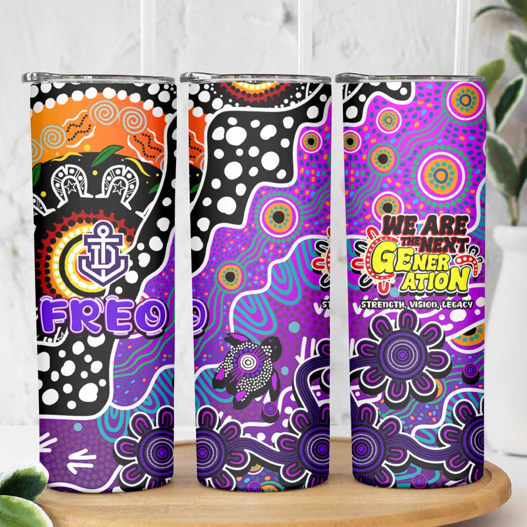 Freo AFL Celebrating 50 Years of Naidoc Skinny Tumbler NAIDOC Week 2025 Aboriginal