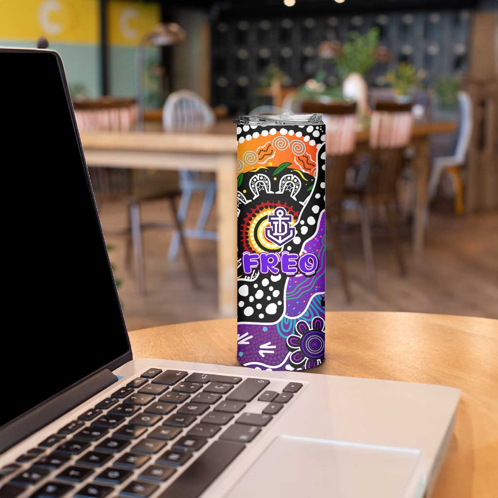Freo AFL Celebrating 50 Years of Naidoc Skinny Tumbler NAIDOC Week 2025 Aboriginal
