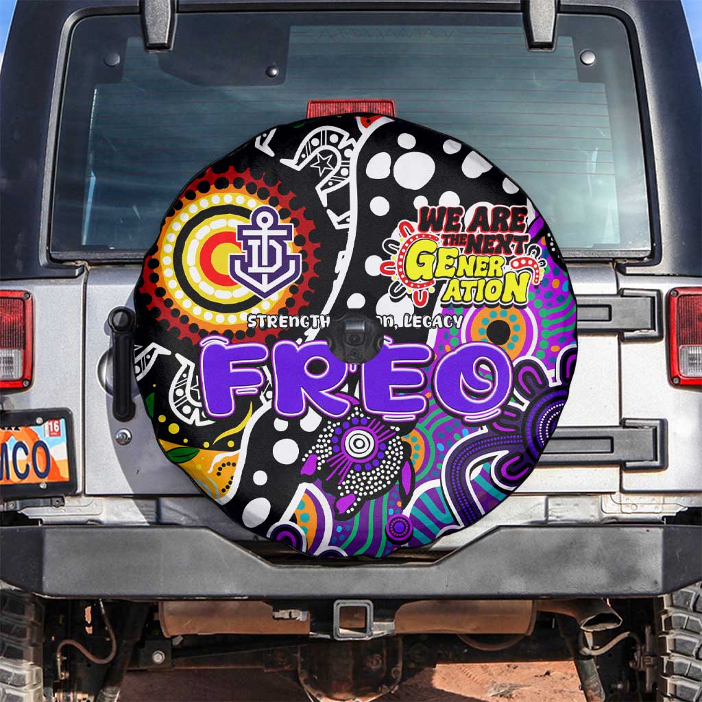 Freo AFL Celebrating 50 Years of Naidoc Spare Tire Cover NAIDOC Week 2025 Aboriginal
