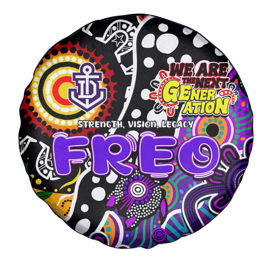 Freo AFL Celebrating 50 Years of Naidoc Spare Tire Cover NAIDOC Week 2025 Aboriginal