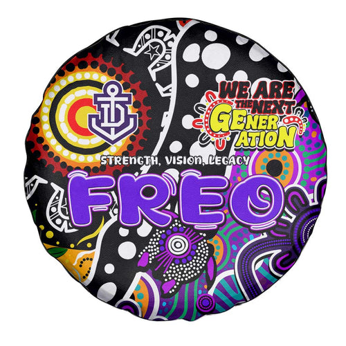 Freo AFL Celebrating 50 Years of Naidoc Spare Tire Cover NAIDOC Week 2025 Aboriginal