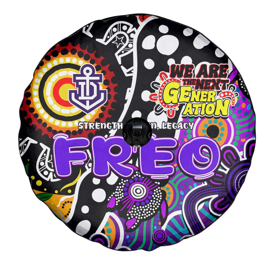 Freo AFL Celebrating 50 Years of Naidoc Spare Tire Cover NAIDOC Week 2025 Aboriginal