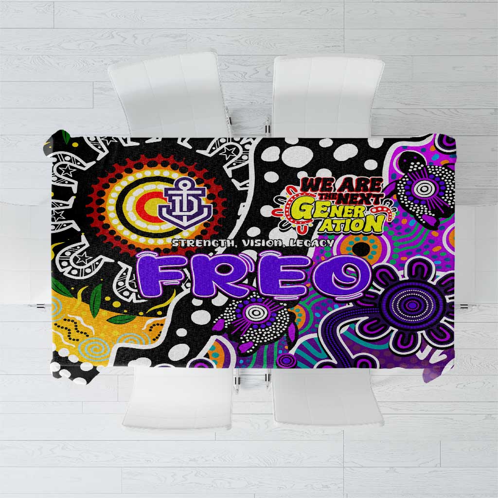 Freo AFL Celebrating 50 Years of Naidoc Tablecloth NAIDOC Week 2025 Aboriginal